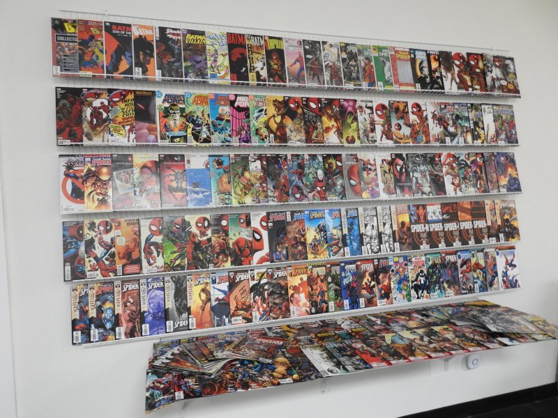 Huge Lot of 210+ Comics W/ Spider-Man, Batman, Deadpool. Avg. VF Condition