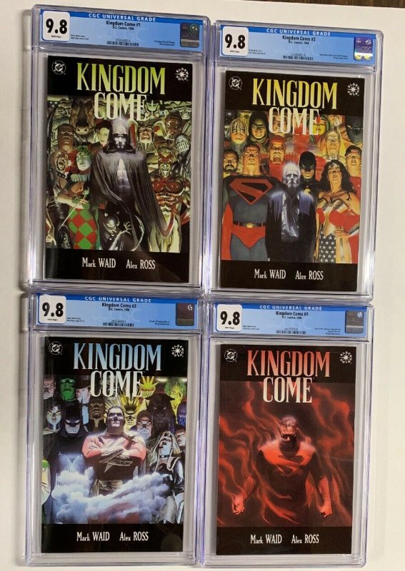 Kingdom Come 1 2 3 4 1-4 Cgc 9.8 Complete Set All Nm/mt DC Comics