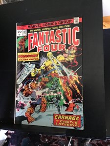 Fantastic Four #157  (1975) high-grade Dr. Doom, Silver Surfer key! VF+ Wow