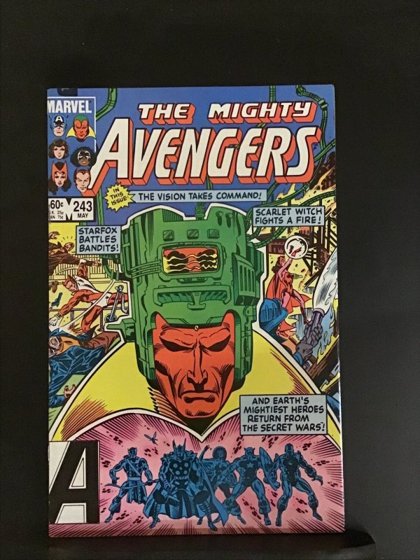 The Avengers #243 1st Mention of The West Coast Avengers