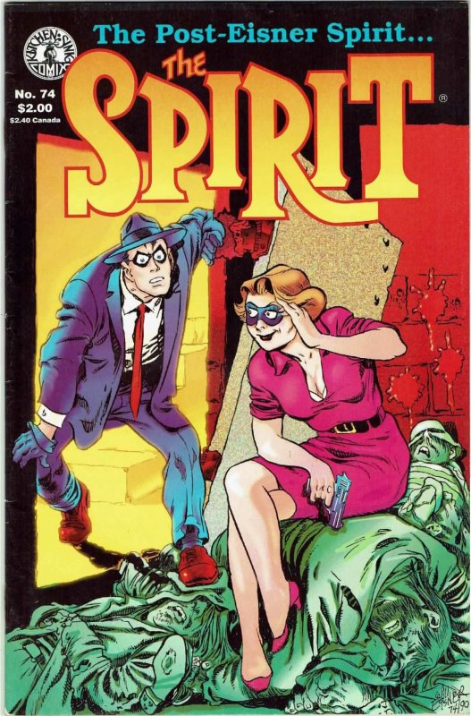 The Spirit #74 Kitchen Sink VF