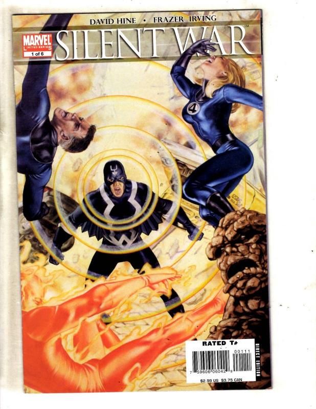 Silent War Complete Marvel Comics LTD Series # 1 1 2 3 4 5 6 Inhumans Bolt MF10