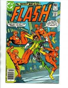 The Flash #282 newsstand - Reverse Flash - Green Lantern - 1980 - VF