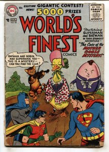 World's Finest  #83 1956-DC-Superman-Batman-Tomahawk-comic book
