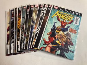 Mighty Avengers 1-12 Lot Run Set Near Mint Nm Marvel 