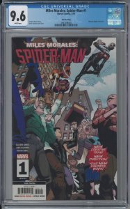 Marvel’s Miles Morales Spider-Man 1 CGC 9.6 VERY RARE THIRD PRINT HTF Ultimate