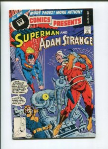 DC PRESENTS #3 (7.0) SUPERMAN AND ADAM STRANGE 1978