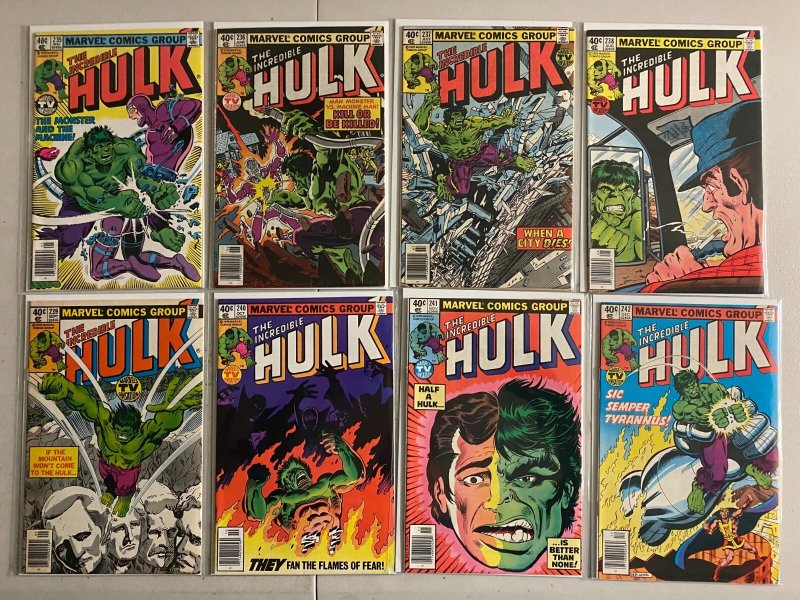 Incredible Hulk lot #195-245 Marvel 1st (average 5.0) 35 diff (1976-'80)
