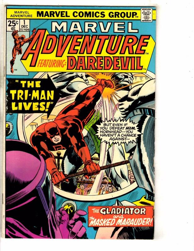 5 Marvel Comics Dracula #67 68 Adventure Daredevil #1 Thor #206 Presents #5 J273