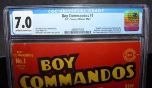 Boy Commandos #1 CGC (7.0) Origin & 1st Appearance of Liberty Belle - 1942