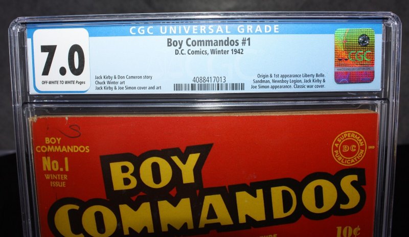 Boy Commandos #1 CGC (7.0) Origin & 1st Appearance of Liberty Belle - 1942
