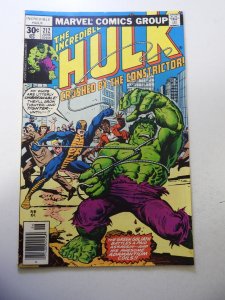 The Incredible Hulk #212 (1977) FN/VF Condition