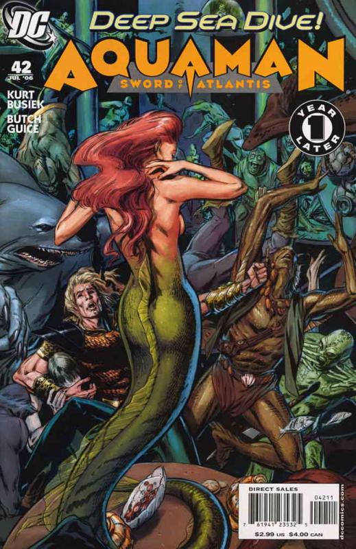 Aquaman: Sword of Atlantis #42 FN ; DC | 1 Year Later Kurt Busiek