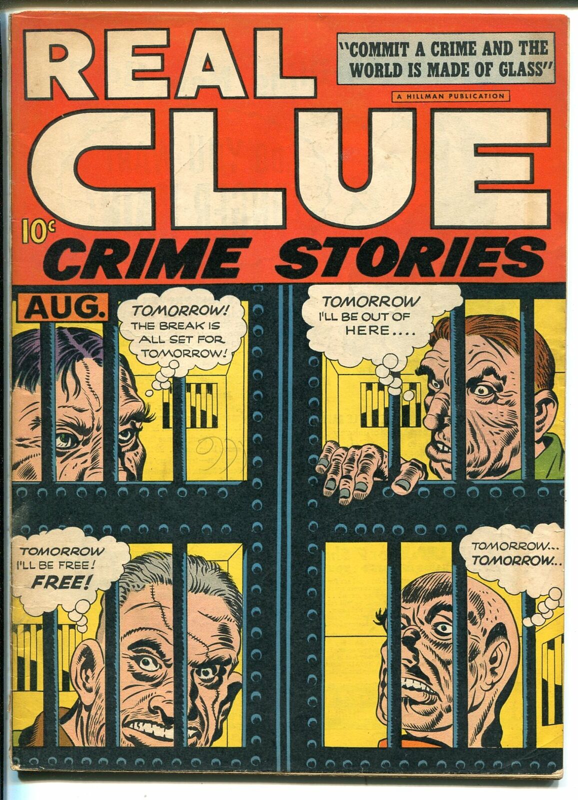 Real Clue Crime Stories Vol 2 #6 1947 Trojan 3rd issue Jack Kirby Fuje