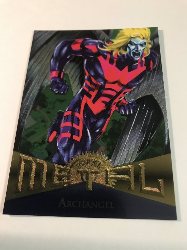 ARCHANGEL #83 card : Marvel Metal 1995 Fleer Chromium; NM/M X-men Avengers, base