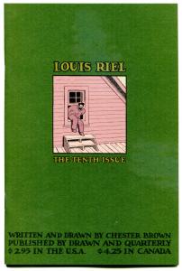 LOUIS RIEL #10, NM+, Chester Brown, Independent, 2003, more indies in store