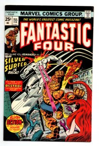 Fantastic Four #155 - vs Silver Surfer - Medusa - 1975 - VF