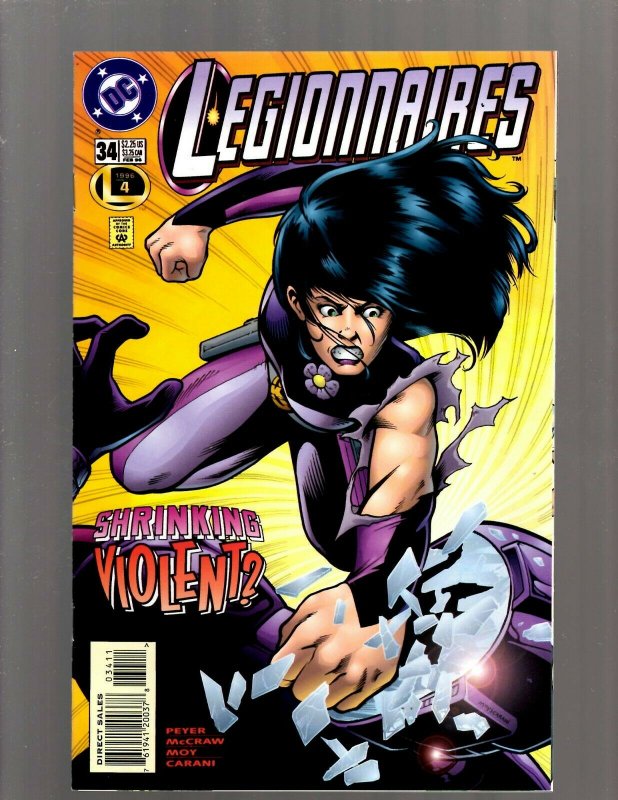 Lot Of 12 Legionnaires DC Comic Books # 24 25 26 27 28 29 30 31 32 33 34 35 GK34