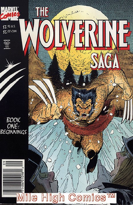 WOLVERINE SAGA (1989 Series) #1 NEWSSTAND Very Good Comics Book
