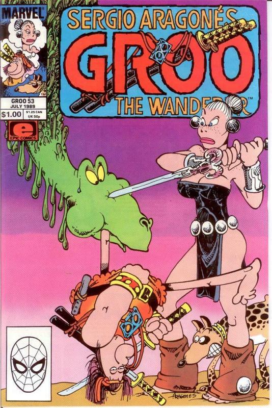 GROO 53 VF-NM July 1989 SERGIO ARAGONES COMICS BOOK