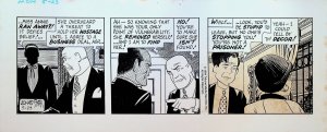 Little Orphan Annie Leonard Starr Original Comic Strip Art May 23 1994