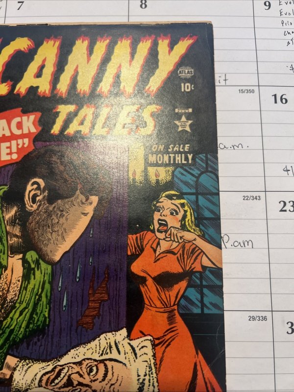 UNCANNY TALES #8 ATLAS 1953 CLASSIC COVER - READ DESCRIPTION