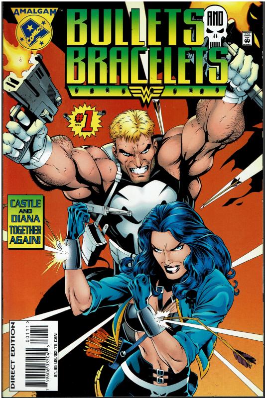 Amalgam Comics - Bullets And Bracelets #1, NM, DC/Marvel, Cool Cover!