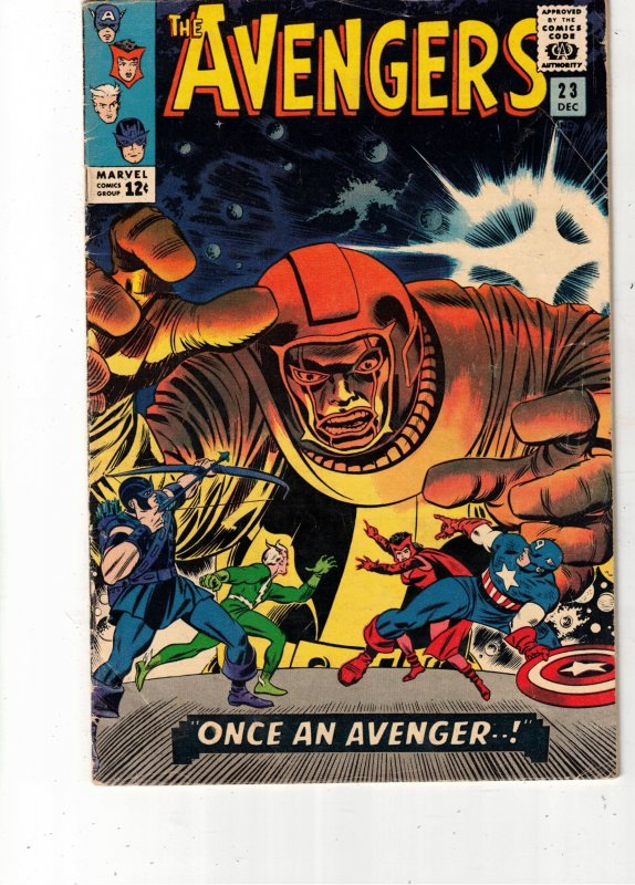 The Avengers #23 (1965) 2nd Kang The Conqueror Wow! Mid-Grade FN C'ville...