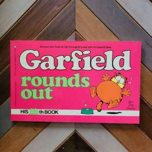 GARFIELD ROUNDS OUT (Jim Davis 1989) His 16th Book / 1st Print Comic Strips