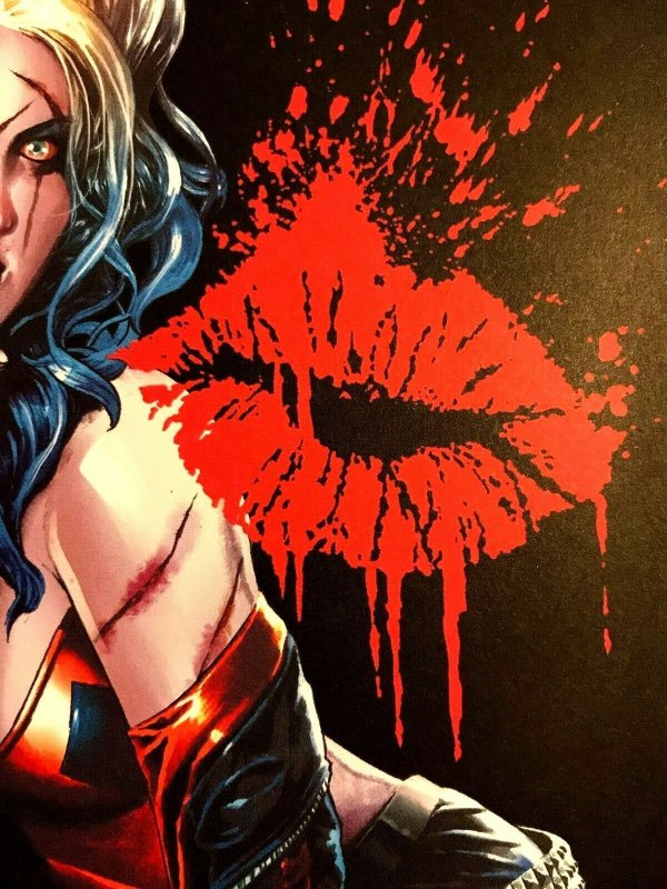 DCEASED #1 MICO SUAYAN UNKNOWN COMIC VIRGIN COVER HARLEY QUINN LTD 400 NM+ 