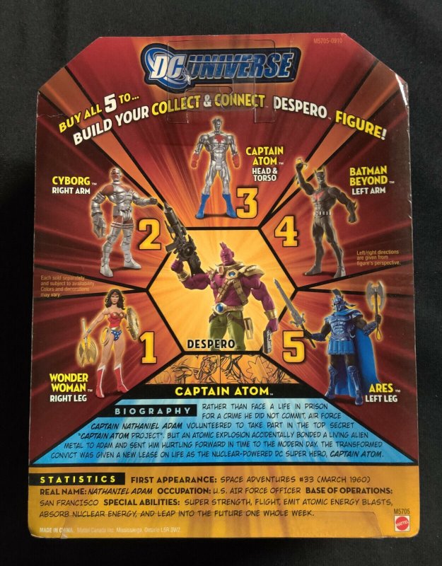 MATTEL DC UNIVERSE CLASSICS - CAPTAIN ATOM VARIANT  - WAVE 4 FIG 3  (NISB) 2007