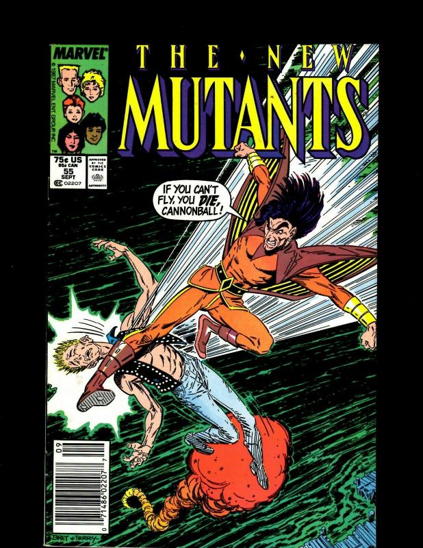 Lot of 12 New Mutants Marvel Comics #54 55 57 58 59 60 61 62 63 64 65 66 J411