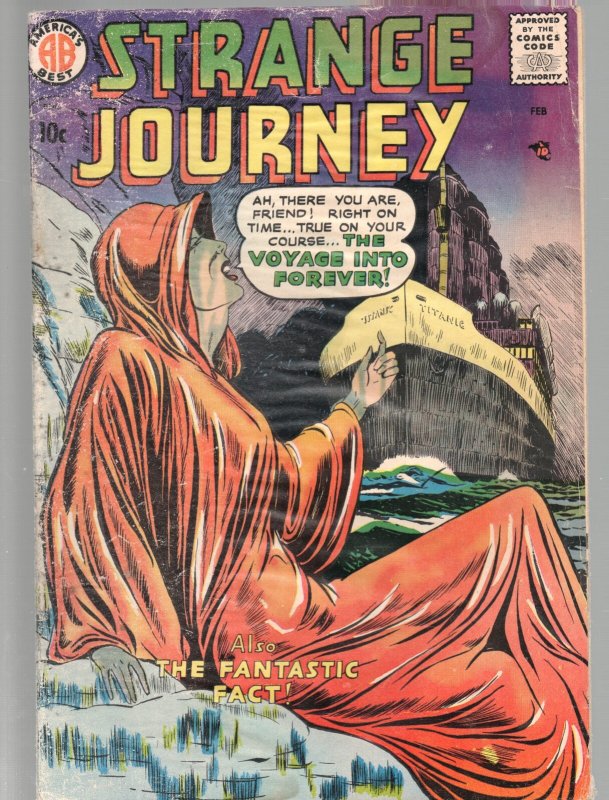 Strange Journey #3 (Farrell February 1958) Fa/G