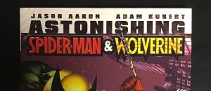 Astonishing Spider-Man & Wolverine Jason Aaron Marvel Comics HC with Dust Jacket