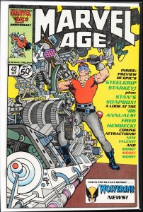 Marvel Age #42 (1986) Steelgrip Starkey