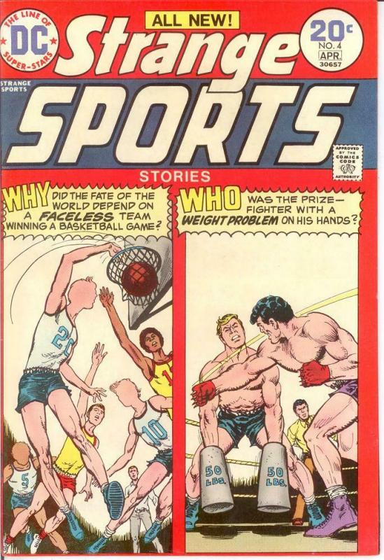 STRANGE SPORTS STORIES 4 VF-NM April 1974 COMICS BOOK