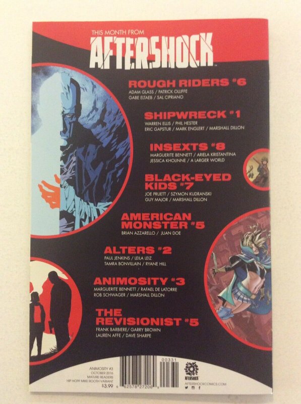 ANIMOSITY #3 -Ltd 200 Copies- Harambe Color Variant Signed/Sketch  by Mike Rooth