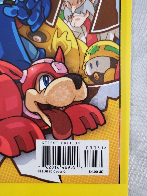 Mega Man #50 Edwin Huang Cover C Variant 2015 Archie Comics