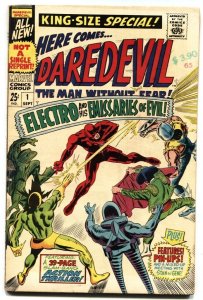 Daredevil Annual #1 VG+ 1967-Electro-Gladiator-Matador comic book 