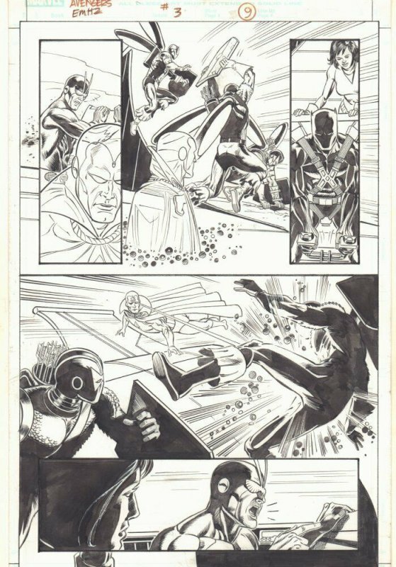 Avengers: Earth's Mightiest Heroes #3 II p.9 Black Panther art by William Rosado