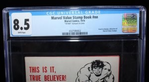 Marvel Value Stamp Book #nn CGC (8.5) Rare - Stamped #107859 - 1974