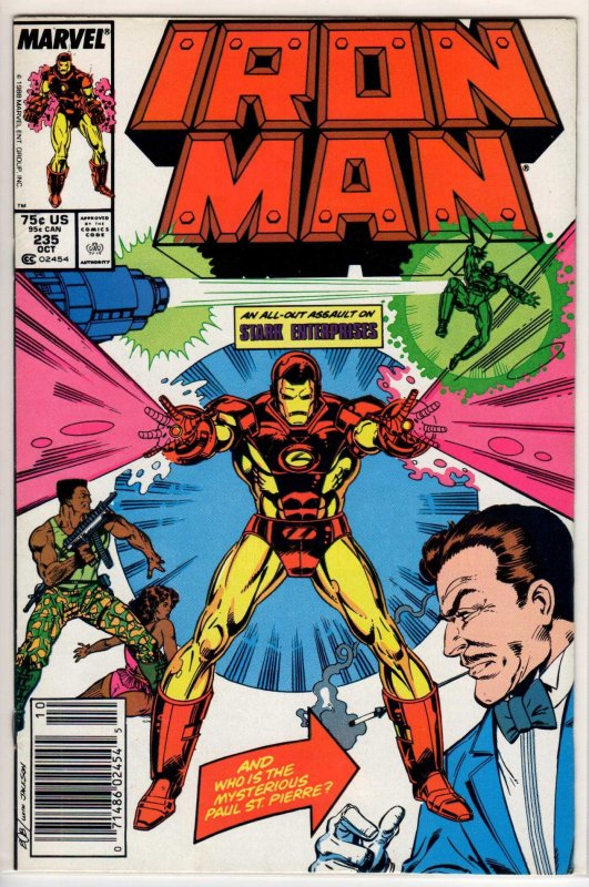 Iron Man #235 Newsstand Edition (1988) 7.0 FN/VF