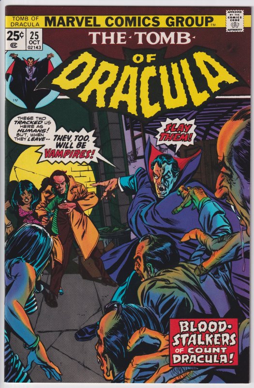 TOMB OF DRACULA #25 (Oct 1974) 2nd printing 1994 JC Penney). NM 9.6