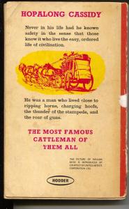 Hopalong Cassidy Paperback Book 1961-Hodder-Mulford-UK reprint-Boyd-G