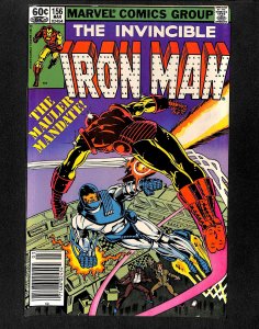 Iron Man #156 Newsstand Variant