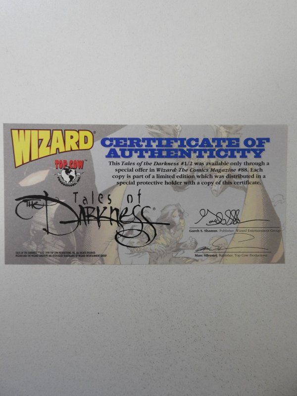 Tales of Darkness 1/2 Wizard Special Edition W/ Cert FN/VF Condition!