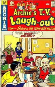 Archie's TV Laugh-Out #30 VG ; Archie | low grade comic February 1975 Sabrina