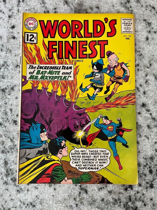 World's Finest Comics # 123 NM DC Comic Book Superman Batman Flash Wonder HT1 