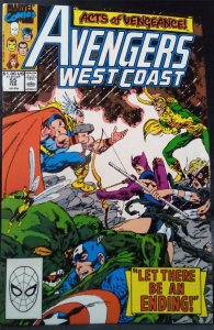 Avengers West Coast #55 1990 Marvel Comics Comic Book