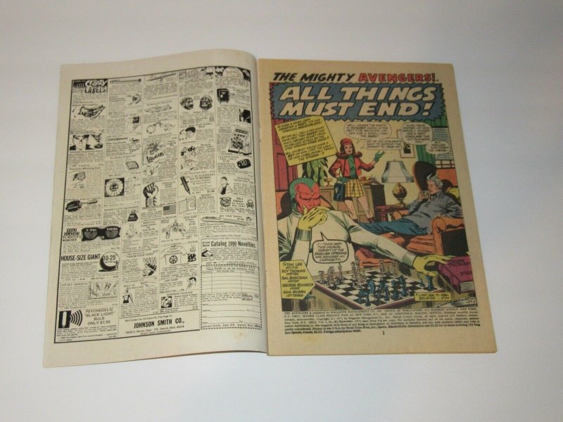 Avengers #92 Neal Adams Cover 1971 Marvel Comics FN